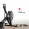 Гребной тренажер UNIX Fit PRO Air Magnetic Rower-X Black - 12
