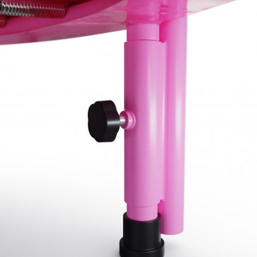 Батут с поручнем DFC JUMPFIT 36'' розовый - 6