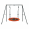 Качели уличные с воротами UNIX Kids 100 см Orange - 1